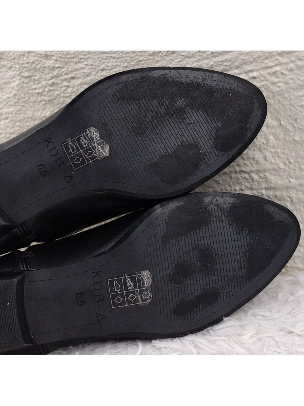 Kelsi Dagger Brooklyn Odin Black Leather Upper Pointed-Toe Slip On Loafer Shoes - Picture 8 of 16